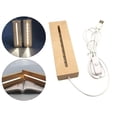 thumbnail image 4 of Base de lámpara LED de madera Base de lámpara de noche USB 3D Lámpara de 300 mm blanco Yuyangstore Mostrar luz nocturna, 4 of 8
