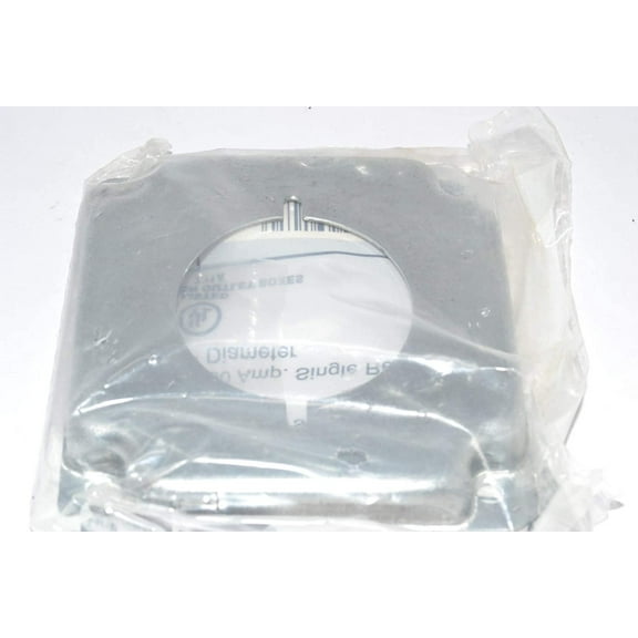 Raco Square Steel Box Cover for 1 Receptacle