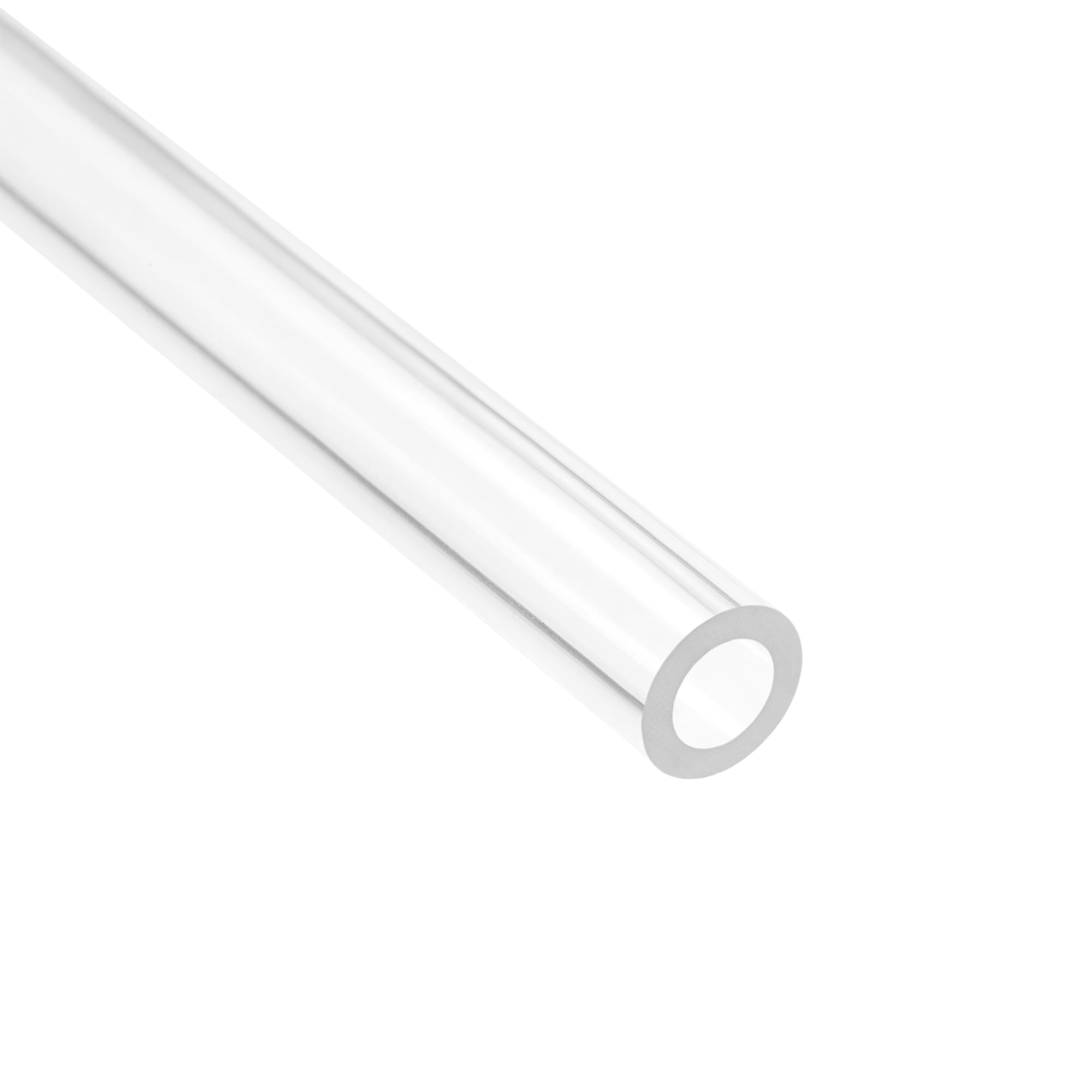 Unique Bargains Rigid Acrylic Pipes Round Tube 0.25" ID x 0.40" OD x 19.69" L