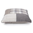 thumbnail image 2 of Donna Sharp Smoky Square Cotton Patchwork Square Decorative Throw Pillow, 2 of 8