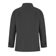 thumbnail image 4 of Njagoc3 Men's Long Sleeve Solid Button Down Collared Faux Leather Jackets, Casual Motorcycle Coats for Men, 4 of 6