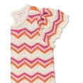 thumbnail image 2 of Design History Toddler Girls Short Sleeve Crochet Dress, Sizes 2T-5T, 2 of 3