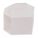 thumbnail image 4 of Elegante caja para anillos de compromiso iluminada, portátil, con diseño de corazón de terciopelo. Blanco, 4 of 9