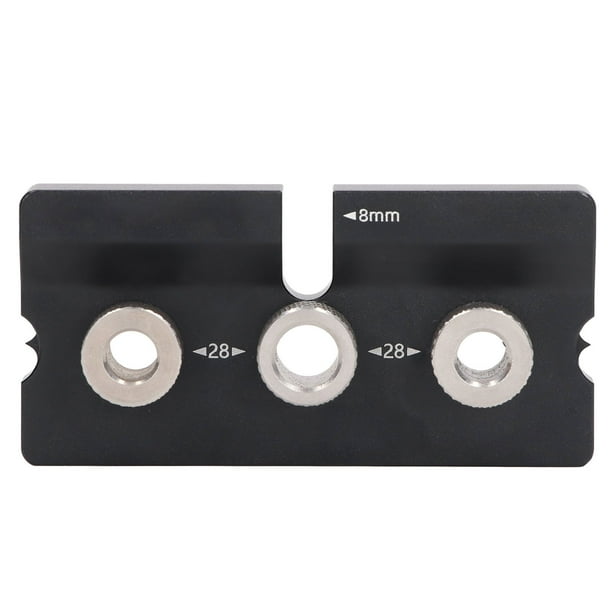 Plantilla para agujeros, guía de perforación para espigas de madera, 2 en 1, 8 mm, 10 mm, localizador de perforadoras, herramienta de carpintería