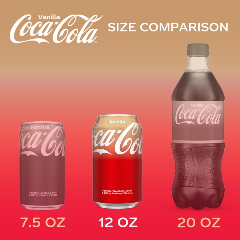 Coca Cola Vanilla Flavor, Pack of 12 Cans (355ml) - Walmart.com