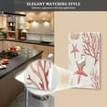 thumbnail image 5 of Yayeee Blank Wall Plate Cover 1-Gang 4.5"x2.7" Home Unused Decorative Outlet, White Starfish, 5 of 7