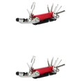 thumbnail image 2 of Transemion Bike Repairing 15 In 1 Cycling Mechanic Repair Tool with Screwdriver Chain Rivet Extractor Lightweight Socket Wrench Red 2PCS, 2 of 6