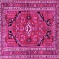 thumbnail image 1 of Ahgly Company Indoor Square Persian Pink Traditional Area Rugs, 7' Square, 1 of 4