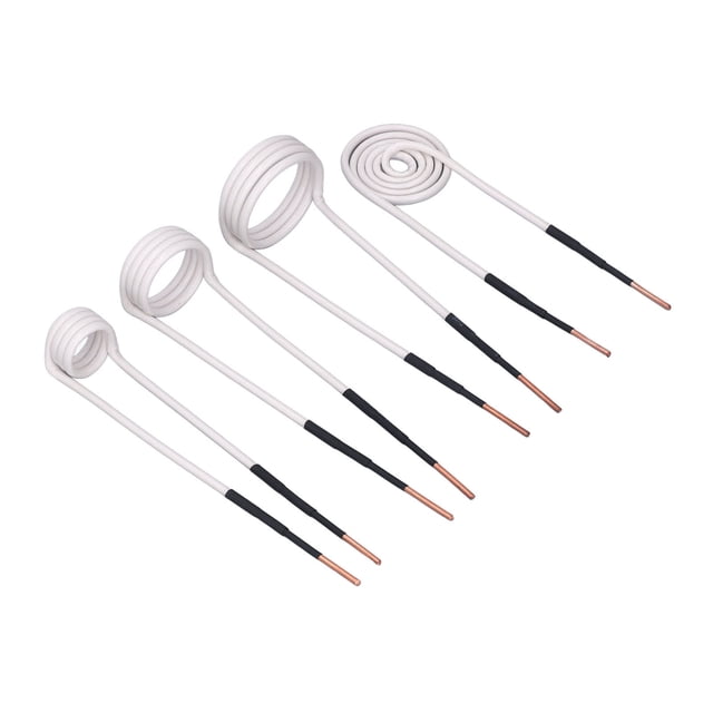 Herramienta De Calentador De Inducción, 4 Piezas De Núcleo De Latón De 2,5 Mm, Varios Tamaños, Kit De Bobina De Calentador De Inducción, Chapado Portátil, Calentamiento De