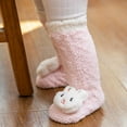 thumbnail image 6 of CPNG Baby Girl Boy Fleece Knee-High Socks Fluffy Fuzzy Slipper Socks Toddler Kids Girls Infant Long Socks Cute 3D Cartoon Fruit Floor Socks Newborn Warm Calf, 6 of 6