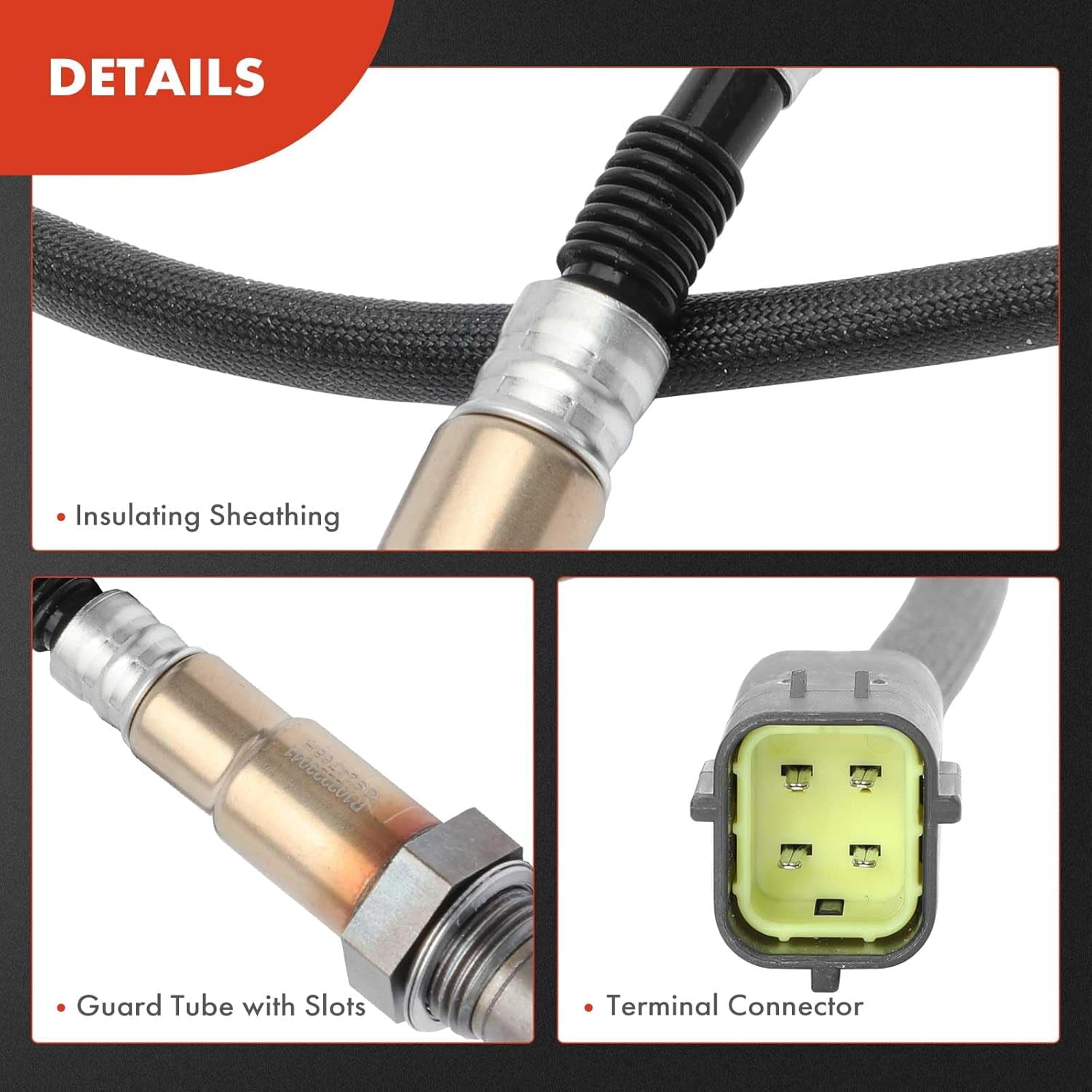 A-Premium O2 Oxygen Sensor Replacement for Kia Soul 2010-2011 Hyundai Tiburon 2007-2008 Elantra 2010-2012 Upstream and Downstream 2-PC Set