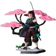 thumbnail image 3 of Cherry Blossom Scene (Kamado Tanjirou) Standing Posture Character Model 19CM Action Figures Adult Kids Figure Gift, 3 of 5