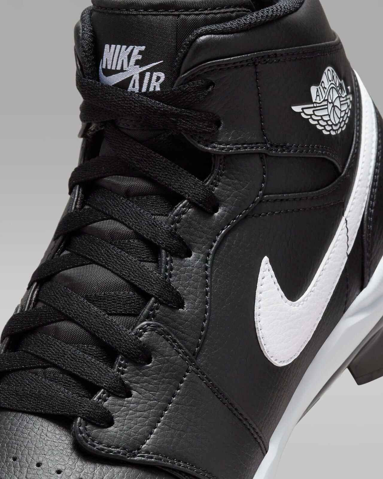 Nike Air Jordan 1 Retro MCS AV5354-011 Mens Black Leather 