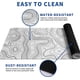 thumbnail image 4 of Contour Gaming Mouse Pad White Large Mouse Pad for Keyboard and M, 4 of 5