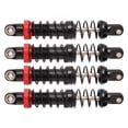 thumbnail image 2 of RC Shocks Absorber, 4Pcs Adjustable RC Car Damper Aluminium Alloy Dual Spring Dual Section  For 1/10 RC Crawler Car For Scx10 70mm/2.8in, 2 of 8