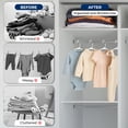 thumbnail image 5 of SereneLife 60 Pack Plastic Kids Hangers – Non-Slip Baby Hangers for Closet, Space-Saving Thin Design for Organizing Clothes, Infant, Toddler, and Newborn Clothing (White), 5 of 7