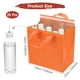 thumbnail image 3 of Bolsas Térmicas Aisladas Uxcell [20PCS] - Aislamiento Térmico de Alimentos - [Naranja-9.4IN], 3 of 7
