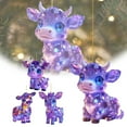 thumbnail image 1 of Dsscvnef 2D Acrylic Colorful Cow Pendant Colorful Calf Window Decoration Pendant Suitable for Garden Window Tree Car Pendant A 2 Christmas Centerpiece Table Decorations Primitive Easter Bowl Fillers, 1 of 4