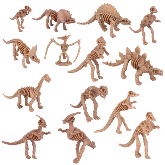 12pcs Simulation Dinosaur Toy Lifelike Dinosaur Skeleton Model Educational Toys