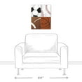 thumbnail image 3 of Creative Products Close Up Sports Balls 16x20 Canvas Wall Art, 3 of 5