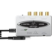 Behringer U-Control UCA202 Ultra-Low Latency 2 In / 2 Out USB / Audio Interface with Digital Output
