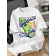 thumbnail image 1 of Boy'S Casual Summer T-Shirt - "Easily Distracted by Airplanes" Graphic Print, Short Sleeve, Round Neck, Lightweight & Stretchy Fabric, Perfect for Casual Attire, Casual Summer Wear | Ca, 1 of 6