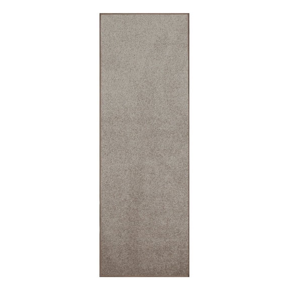 Furnish my Place Modern Plush Solid Color Rug - Beige, 3' x 18', Pet and Kids Friendly Rug. Made in USA, Runner, Area Rugs Great for Kids, Pets, Event, Wedding