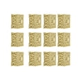 thumbnail image 4 of BIMZUC Gold Square 12PCS Hollow Plastic Candy Box Set Container for Wedding Bridal Shower Party Favors, Small Treat Boxes Gift Organizer (9.44 inches / 24 cm), 4 of 4