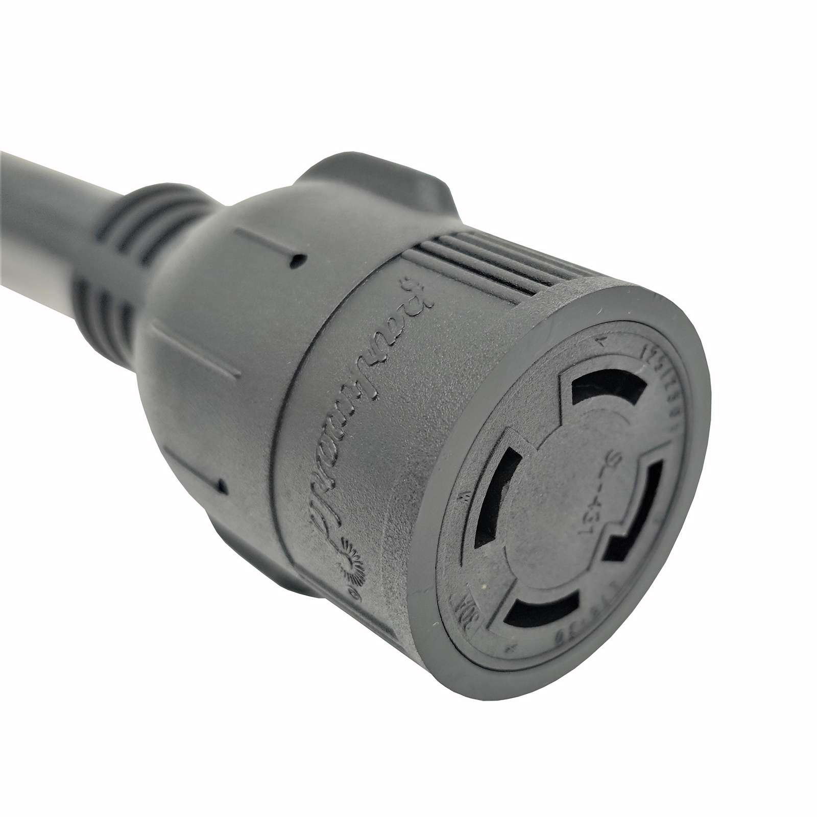 Parkworld 885262 Generator Adapter Cord 4-Prong Locking 20 AMP L14-20 Plug to 30 AMP Locking L14-30 Receptacle, 1FT