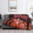 thumbnail image 7 of Halloween Decorations Throw Blanket for Couch, Halloween Happy Ghost Pumpkin Halloween Blanket Fuzzy Throw Blanket, Halloween Decor Cuteness Plush Flannel Blanket & Throws, 7 of 7