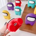 thumbnail image 4 of Coque pour Airpods PRO, IBAOLEA Mode Takis Design Animation, Coque de Protection en Silicone Luxueuse et Douce, Adaptée pour Airpod PRO. (PRO Takis) PRO Among Us Violet, 4 of 7