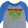 thumbnail image 3 of Teenage Mutant Ninja Turtles: Mutant Mayhem - Movie Logo - Toddler And Youth Raglan Graphic T-Shirt, 3 of 4