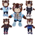 thumbnail image 1 of Piezas Peluche De Oso Kanye,Lindo Juguete De Peluche De Oso Kanye, Oso De Peluche De Dibujos Anims, Muñeco De Peluche, Oso De Peluche Suave Kanye (#2: 2 Piezas), 1 of 3