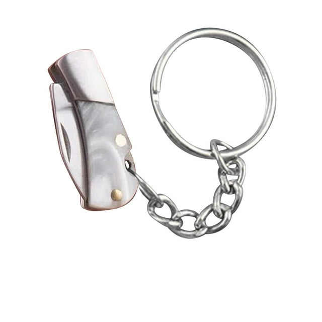 Amzcrzy Key Chain Mini Folding Knife Key Chain Disassemble The Delivery Knife Fold The Small Knife Pocket Your Keychain Knife Carry Gift Knife 2Pcs Holiday Decorations Hanging Decor