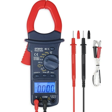 AstroAI Digital Clamp Meter, TRMS 6000 Counts Multimeter Volt Meter with Manual and Auto Ranging; Measures Voltage Tester, Current, Resistance,...