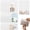 Transparent: 24pcs, variant on 12Pcs Clear Plastic Envelope with Snap Closure 4 Size Waterproof Transparent Sticker Organizer Pouch Scrapbook Stamp Storage Pocket for Washi Tape Stamping Supplies