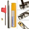 thumbnail image 1 of Lathe Turning Tolo Bap300R C10-10×120-1T Boring Bar +Apmt1135Pder Insert +Wrench, 1 of 9