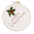 thumbnail image 2 of SuChun Quilting Squares Christmas Embroidery KIT Adults Kids DIY Handmade Hand Embroidery Kits With Stamped Embroidery Pattern For Christmas Embroidery Kits For Adults Beginners, 2 of 9