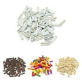 thumbnail image 4 of 50 Pieces Handmade Label -holes Buttons Tags For Sewing Clothing Decoration 30mm Brown, 4 of 7