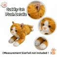thumbnail image 5 of Cute Funny Gift Cat Stuffed Animals-Soft Kitten Plush Stuffed Toy Christmas Gift for Friend-11inches, 5 of 10