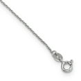 thumbnail image 4 of Primal Silver Sterling Silver RH8-9mm White Rice Freshwater Cultured Pearl Cubic Zirconia Dangle Necklace, 4 of 6