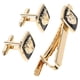 thumbnail image 5 of GOOHOCHY Juego de gemelos y pasador de corbata para hombre - Gemelos y pasador de corbata de animales de lujo - Accesorios para camisas de negocios - Regalo de boda para hombres, novios y padres, 5 of 8