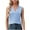 Sky Blue, variant on Tank Tops for Women Tbopshirt Summer Tops for Women,Plus Size T Shirts,Women's Sleeveless Solid Color Basics Crewneck Casual Top Pullover T-shirt,Short Sleeve Blouses
