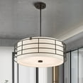 thumbnail image 5 of 55115-92 Livex Lighting Blanchard - 5 Light Pendant In Industrial Style-17.25 Inches Tall and 23 Inches Wide-English Bronze Finish    -Traditional, 5 of 12
