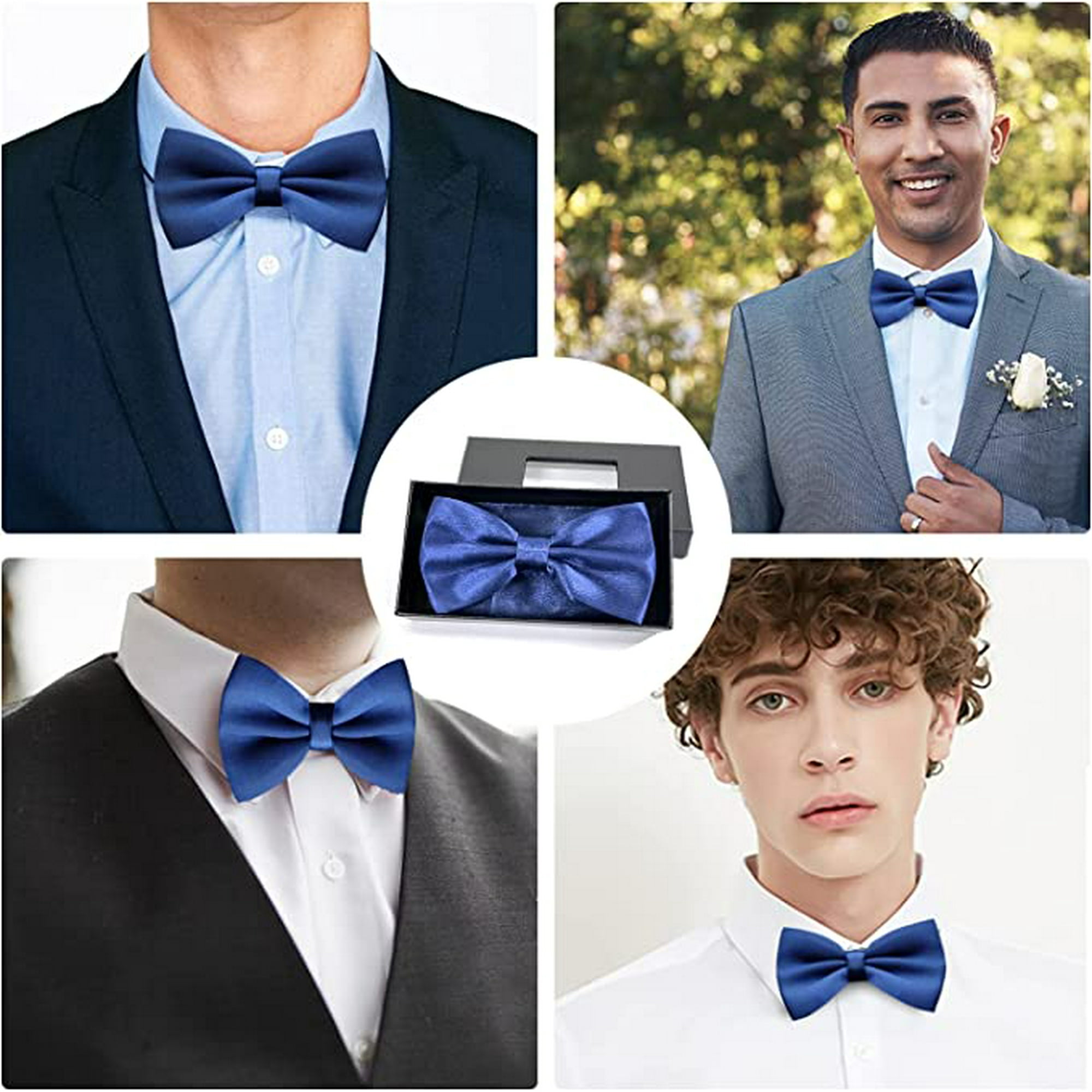 Noeud Papillon Doré Antique Homme en Polyester