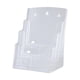 thumbnail image 4 of Soporte de Acrílico para Folletos Estante con Diseño Inclinado Hacia Atrás Soporte de Mesa A5 3 niveles, 4 of 8