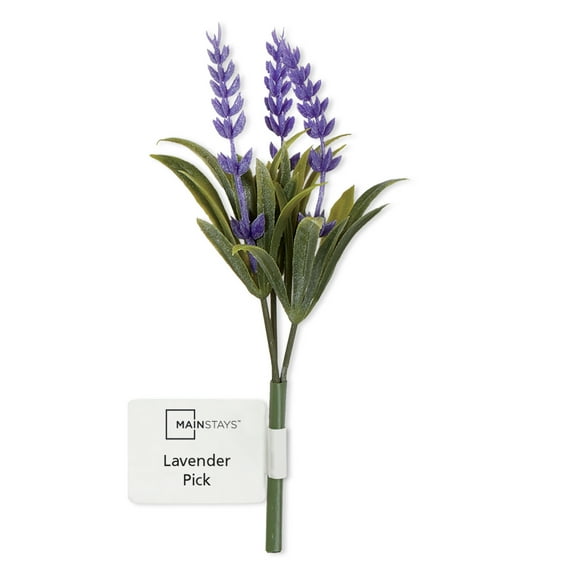 Mainstays Artificial Herb Pick 6.25 inch x 7.25 inch Lavender