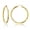 50mm-(2 inch), variant on Decadence 14k Yellow Gold Solid Polished Diamond Cut Hoop Earrings for Women | 4mm Thick | Italian Gold Hoops | Diamond Cut Hoop Earrings | Secure Click-Top |Shiny Polished Earrings, 25mm-60mm