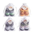 thumbnail image 2 of 4 Pairs Babies Gift Socks in Organza Bag | Sock Snob | Novelty Breathable Cotton Halloween Socks, 2 of 2
