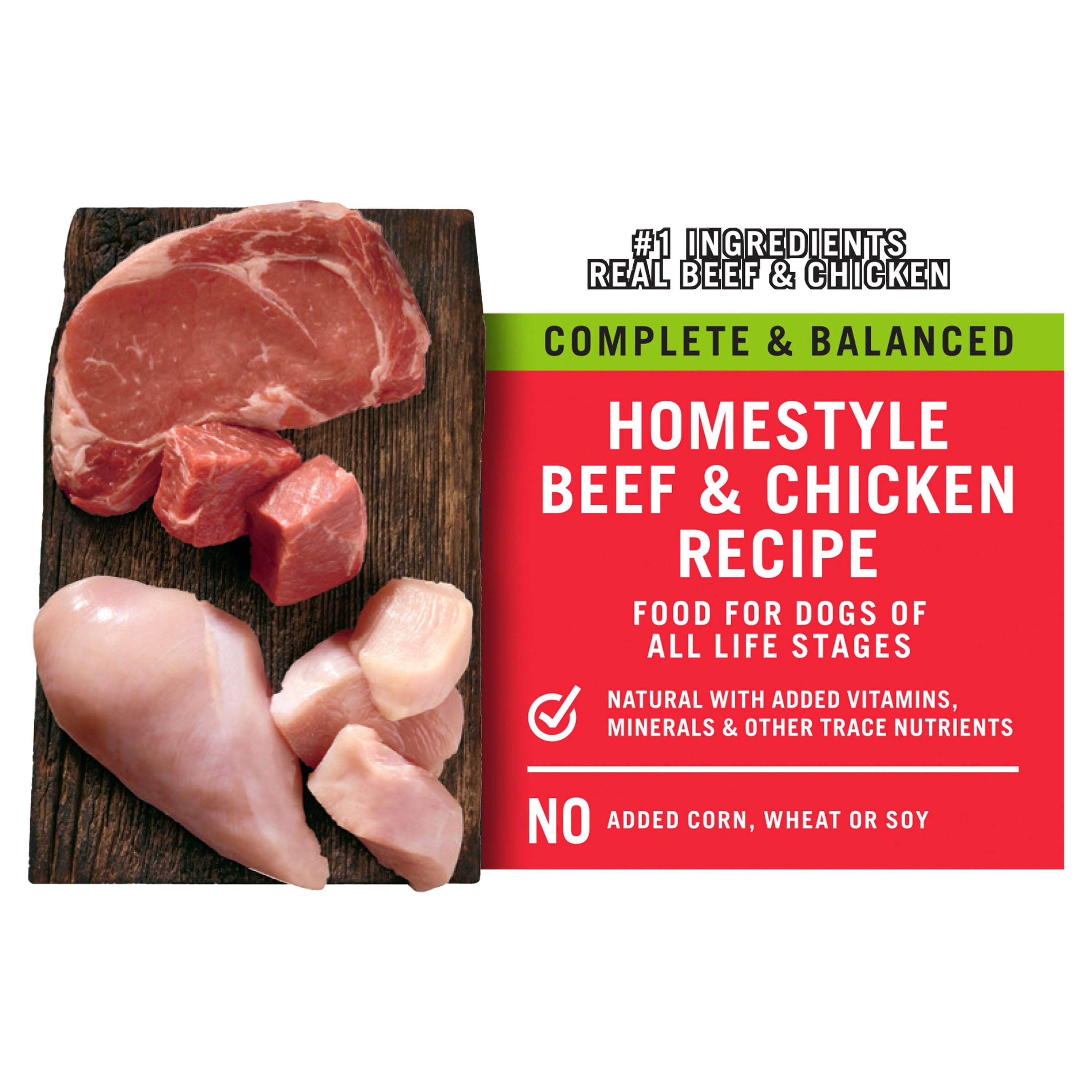 Pure Balance Fresh Grain Free Homestyle Beef & Chicken Recipe Dog Food, 1.75 lb Bag